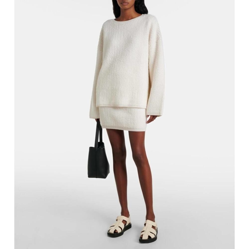 Lisa Yang Elsa cashmere sweater cream M-L(Lisa Yang size 2)